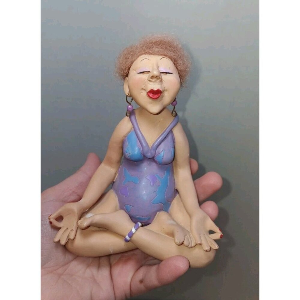 Vintage 2003 Rare Nancye Williams “Oh You Doll ” Donna Yoga Figurine